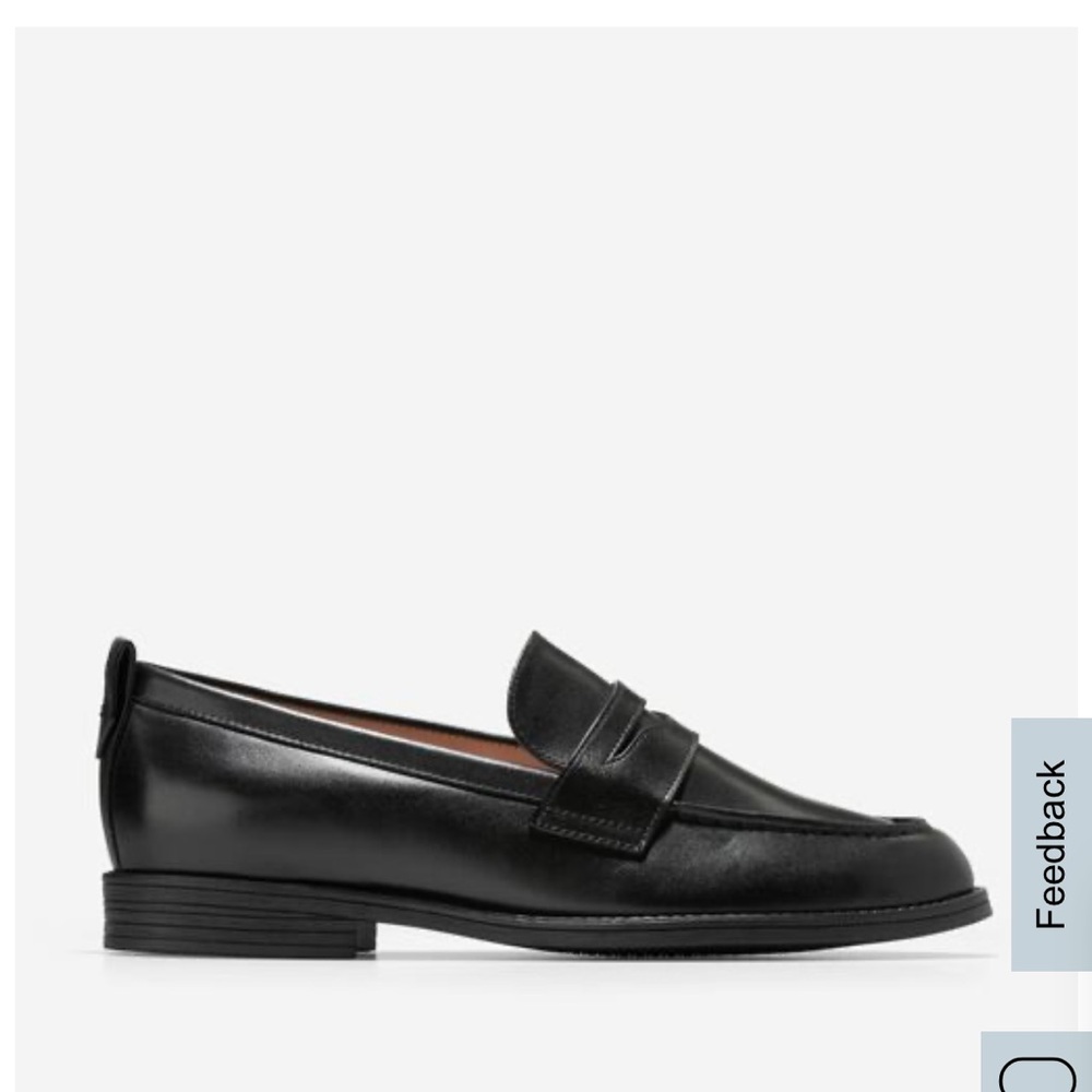 Cole Haan Black Leather Loafers